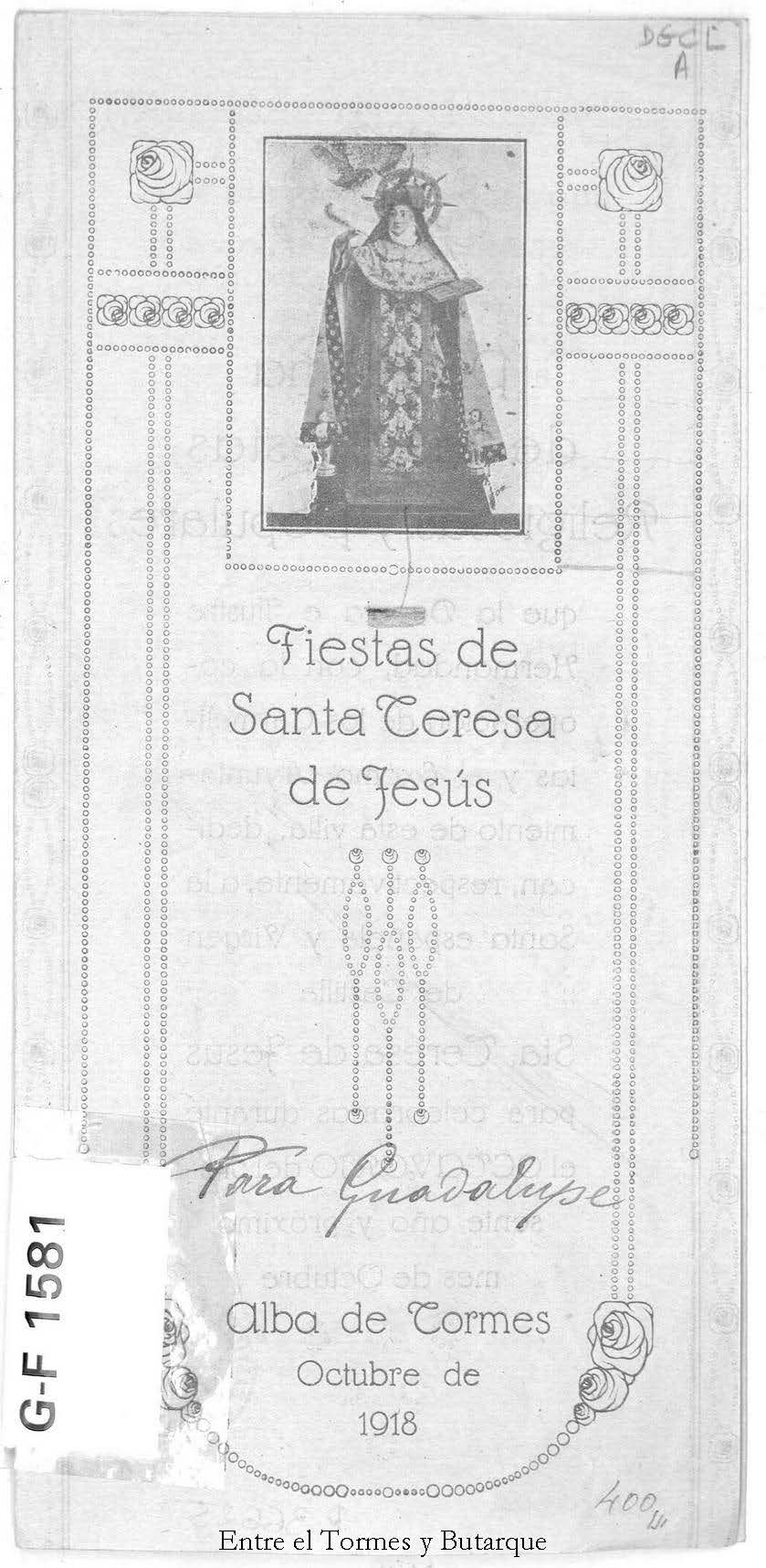 Fiestas de Santa Teresa  
